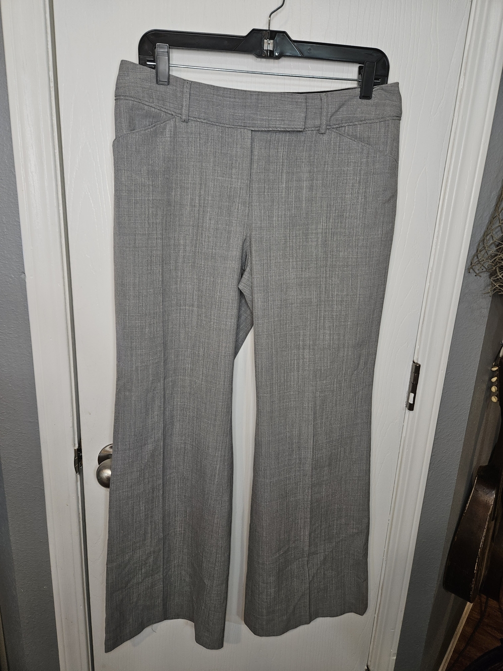 White House Black Market Gray Tailored Dress Pants